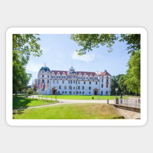 Ducal castle, Celle, Lüneburg Heath, Lower Saxony, Germany, Europe, castle Sticker